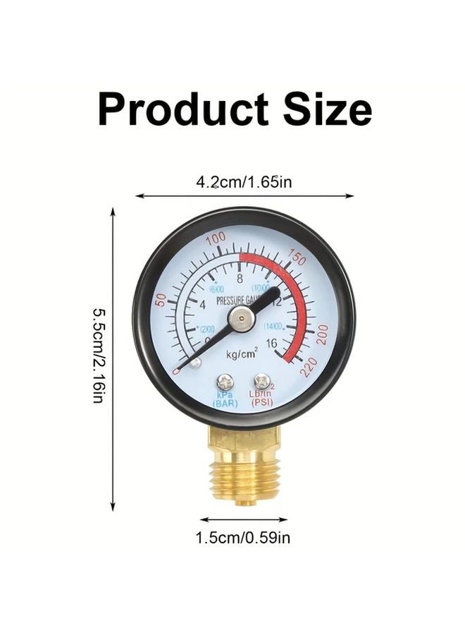 Y40 Model Pressure Gauge M14 x 1 5mm for Water Pressure Regulator - Image 4