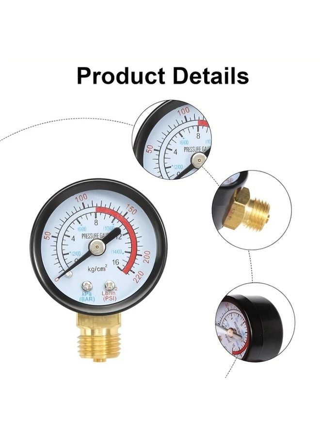 Y40 Model Pressure Gauge M14 x 1 5mm for Water Pressure Regulator - Image 3