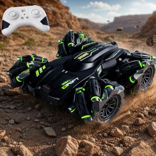 Storio 4x4 RC Rechargeable Remote Control Drift Stunt Car Toy 4WD | 360° Rotating | Dual Sided Climbing | High-Speed Tumbling | 360° Rotation| Remote Control Car for Kids - Image 1