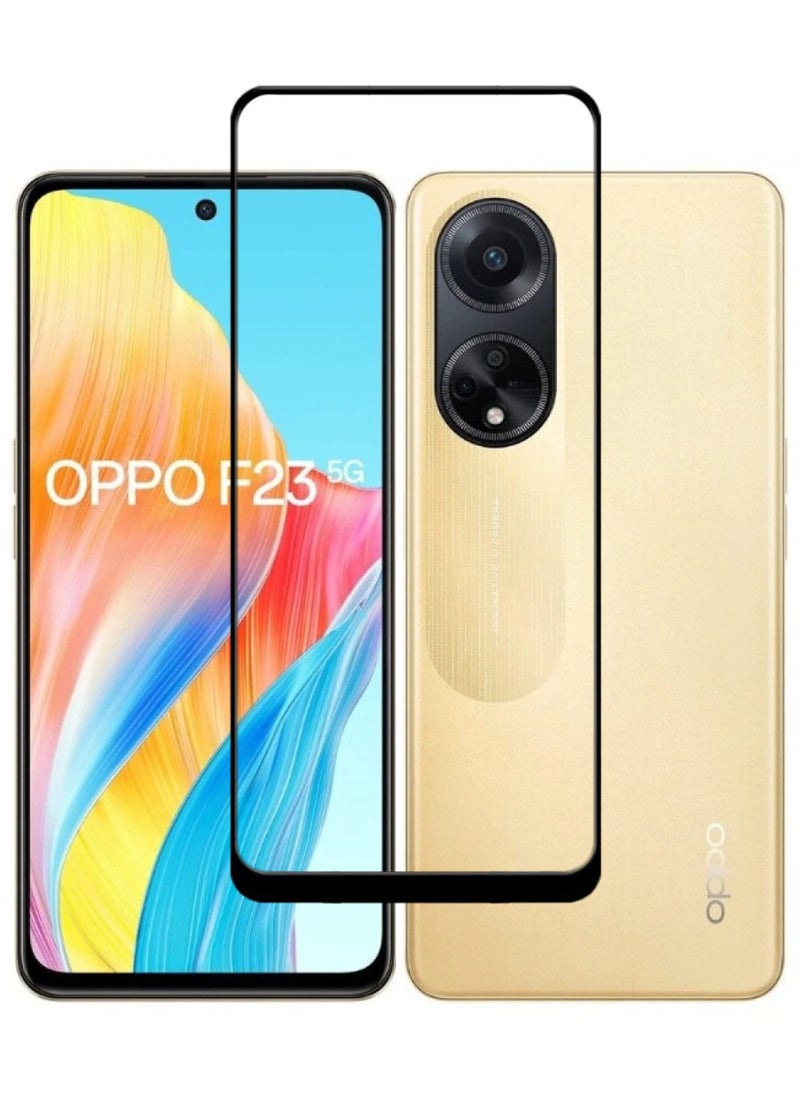 ACLIX 2 Pieces Antistatic ESD Dustproof Premium Quality High Definition Tempered Glass Screen Protector Designed For Oppo F23 - Image 1