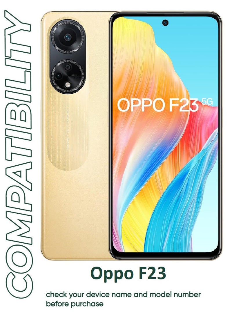 ACLIX 2 Pieces Antistatic ESD Dustproof Premium Quality High Definition Tempered Glass Screen Protector Designed For Oppo F23 - Image 3