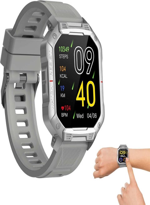 Pedometer Watch,Smartwatch GPS Activity Tracker Step Counter with Sleep Heart Rate Monitor - IP67 Waterproof Activity Tracker for Android iOS