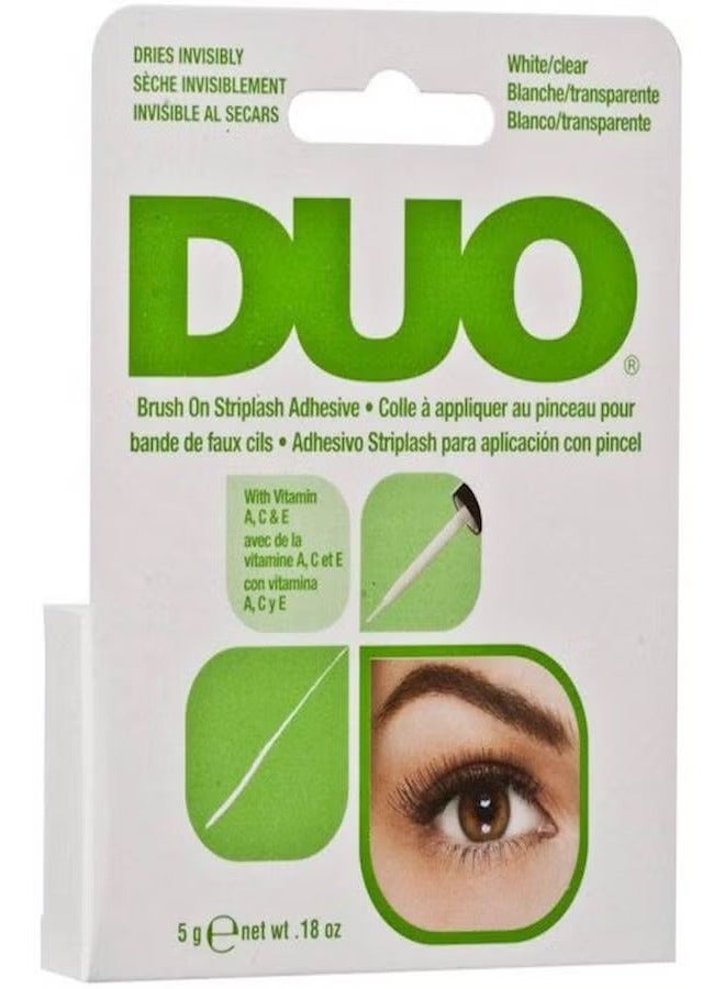 غراء رموش ستيبلاش شفاف من براش-أون، عبوة من قطعتين - Image 3