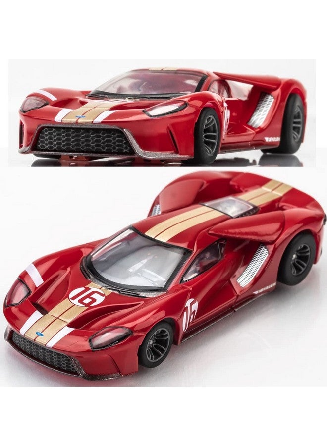 Afx/Racemasters Ford Gt Heritage 16 Red Afx22067 Ho Slot Racing Cars - Image 1