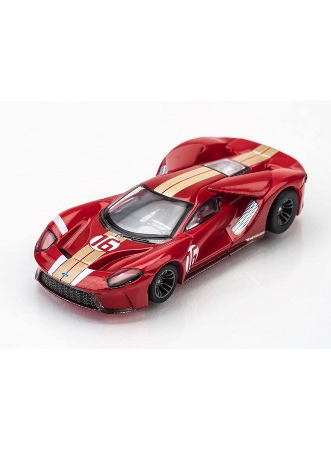 Afx/Racemasters Ford Gt Heritage 16 Red Afx22067 Ho Slot Racing Cars - Image 3