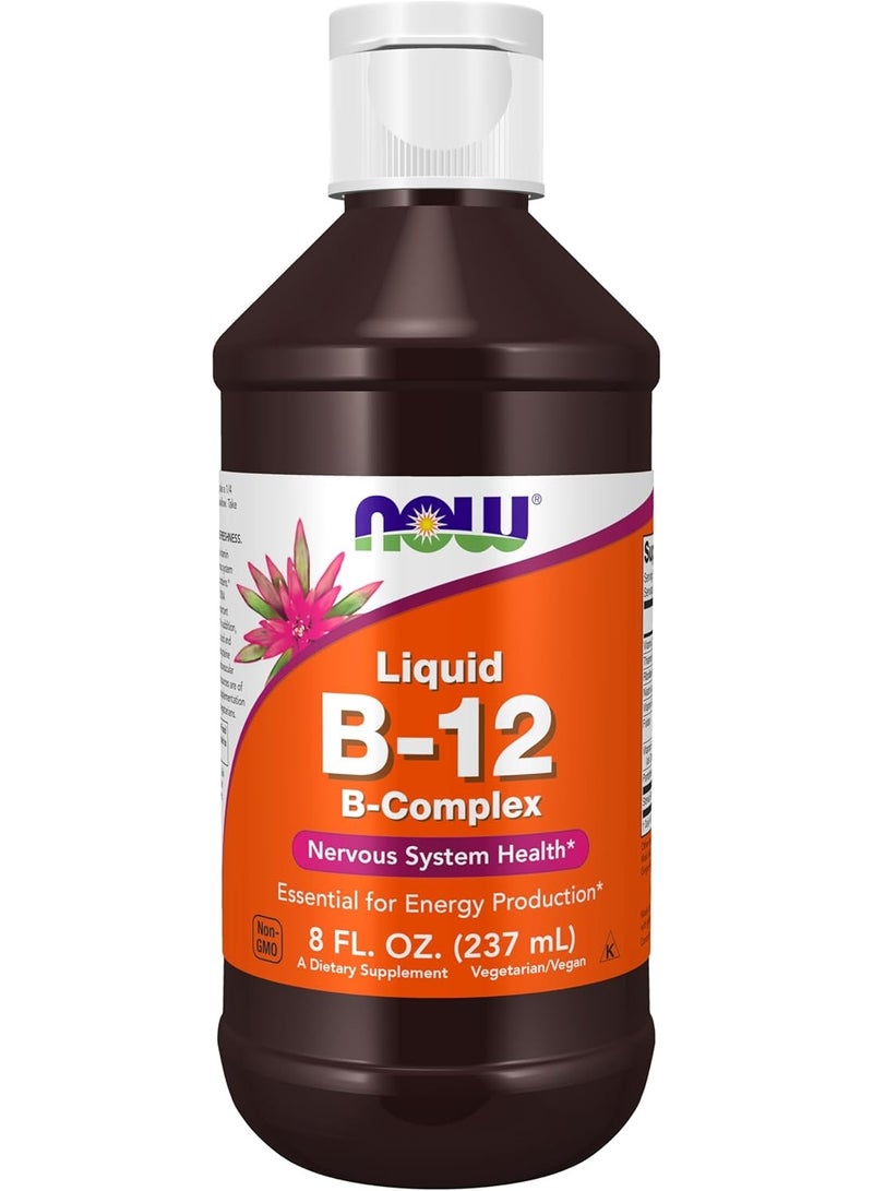 now Vitamin B-12 Complex Liquid 8 oz - Image 1