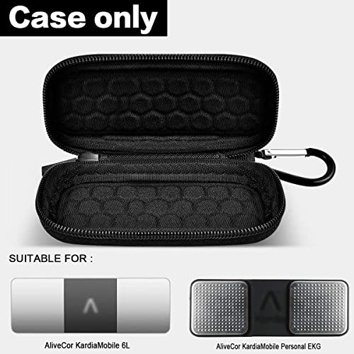 Comecase Case Compatible with KardiaMobile 6-Lead/for 1-Lead/for KardiaMobile 6L Max Personal EKG Monitor, Heart Rate Moitor Storage Holder (Bag Only) - Image 2