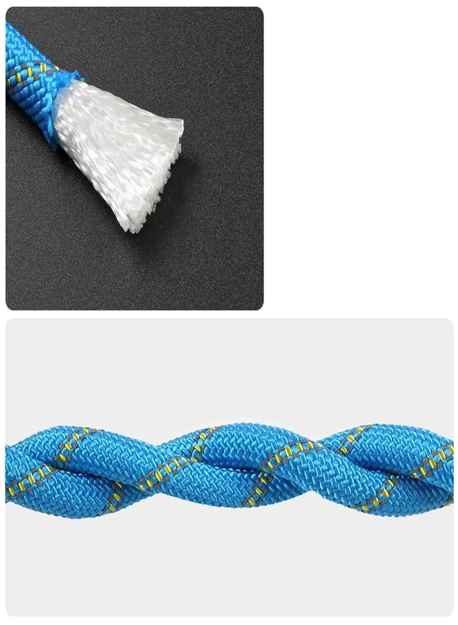 NorthPada Boat Rope with Hook, 1/2 in x 32 ft, 18 kN, Reflective Blue, Waterproof, Floating, for Boating, Marine, Mooring, Kayak, Sailing - Image 2