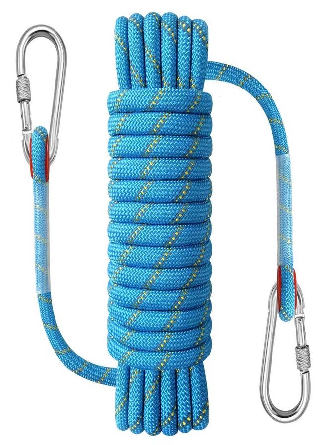 NorthPada Boat Rope with Hook, 1/2 in x 32 ft, 18 kN, Reflective Blue, Waterproof, Floating, for Boating, Marine, Mooring, Kayak, Sailing - Image 1