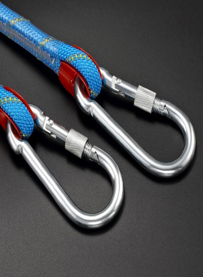 NorthPada Boat Rope with Hook, 1/2 in x 32 ft, 18 kN, Reflective Blue, Waterproof, Floating, for Boating, Marine, Mooring, Kayak, Sailing - Image 3