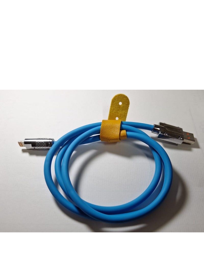 120W Fast Charging USB A to Lightning Cable for iPhone 1 Meters