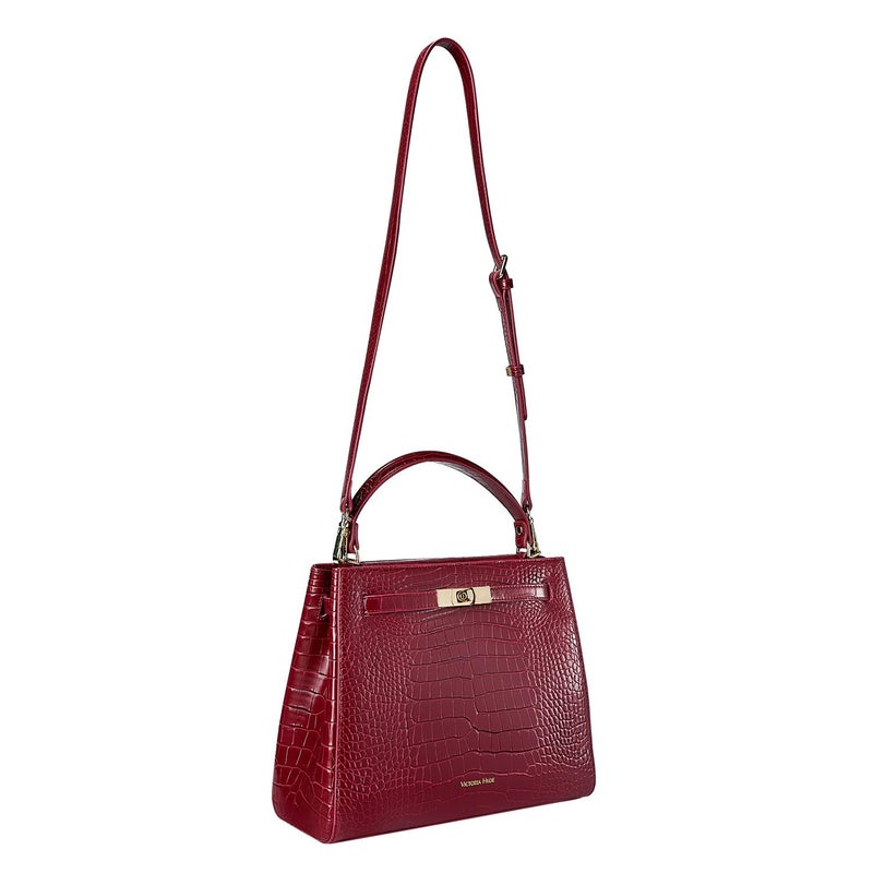 VICTORIA HYDE Handbags for Women, Women's Satchel Handbags (Red) - Image 4
