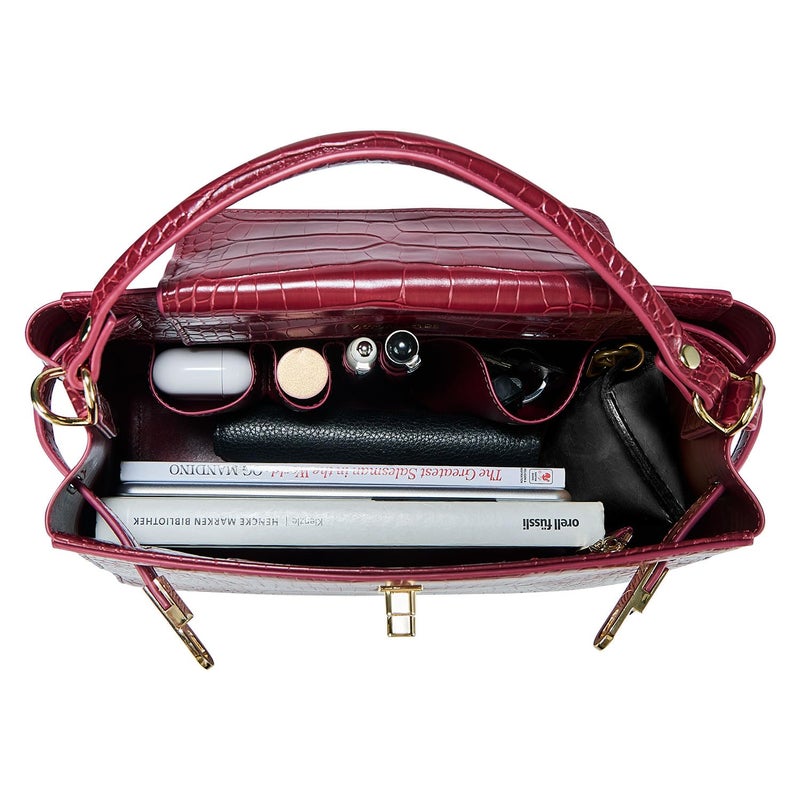 VICTORIA HYDE Handbags for Women, Women's Satchel Handbags (Red) - Image 5