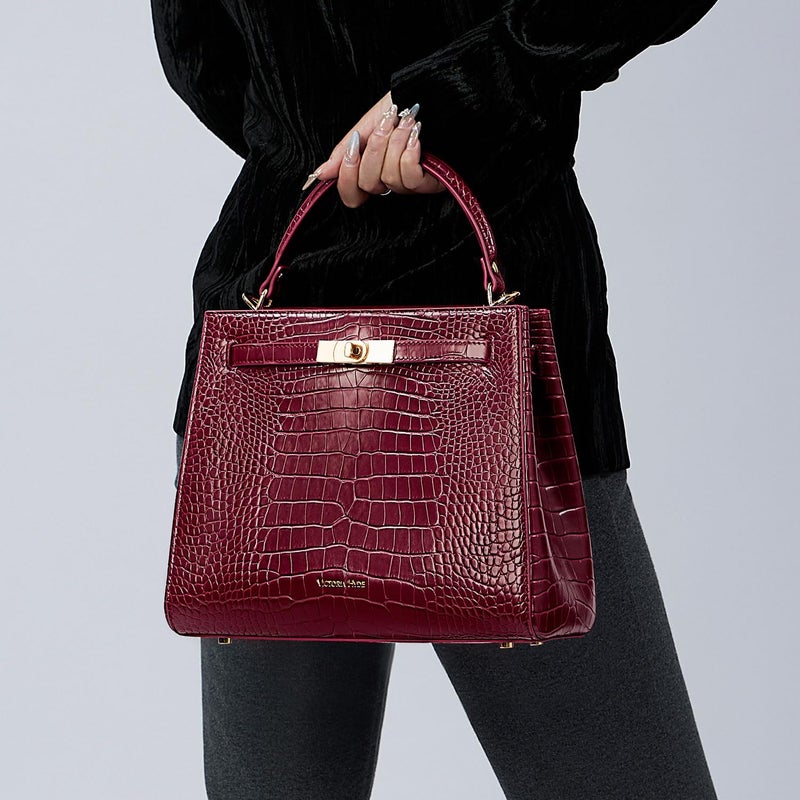 VICTORIA HYDE Handbags for Women, Women's Satchel Handbags (Red) - Image 3