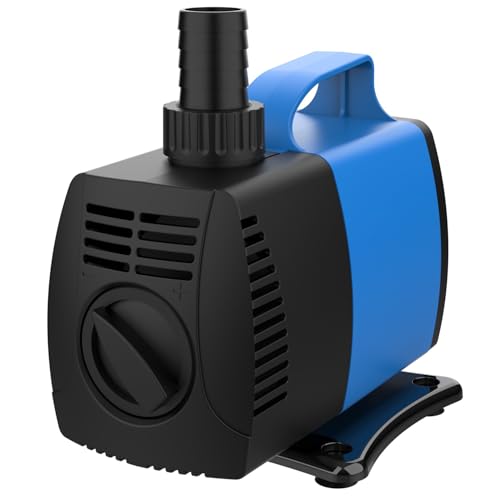 JAJALE 925 GPH Amphibious Submersible and Inline Water Pump - For Aquarium, Pond, Hydroponics, Fountain with Ceramic Shaft, 10.17 ft Lift, 75W - Image 1