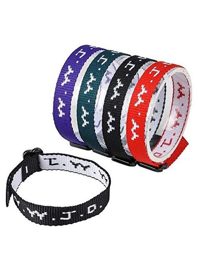 Rhode Island Novelty Wwjd Adjustable Bracelets Pack Of 24  - Image 2