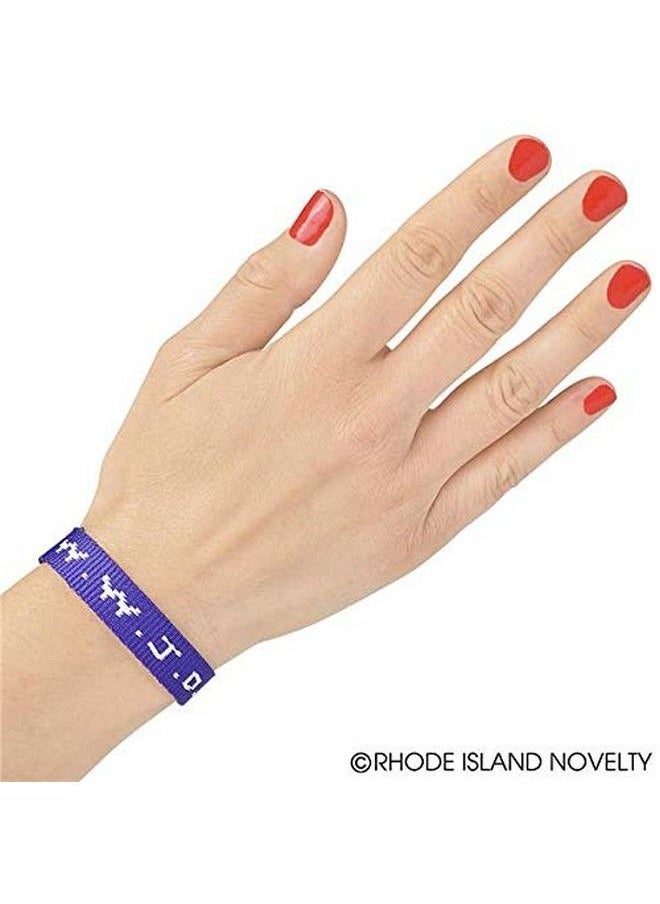 Rhode Island Novelty Wwjd Adjustable Bracelets Pack Of 24  - Image 5