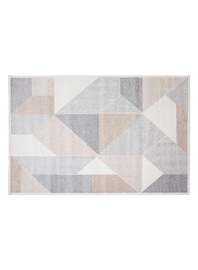 atmosphera Short Hair Hao Geometric Rug Multicolour 120 x 170 cm 196223D