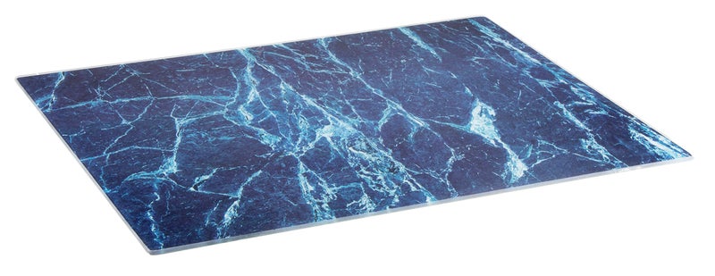 Glass Cutting Board by Clever Chef Non Slip Cutting Board is ShatterResistant Durable Stain Resistant Dishwasher Safe 12 x 1575 Marble