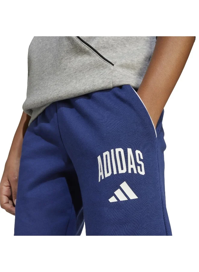 Adidas J Clgt Ft Sho Blue Training Shorts For Junior 11-12Y