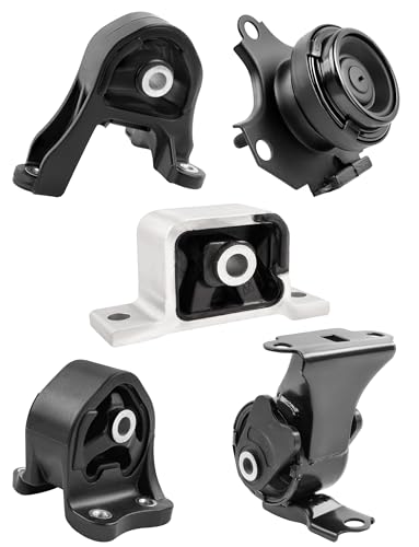 Ntoauto 5PCS Engine Motor Transmission Mount Set Fits 20022006 Honda CRV 24L 4WD Automatic Transmission Replacement OE A4504 A4506 A65010 A6596 A6597 - Image 1