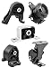 Ntoauto 5PCS Engine Motor Transmission Mount Set Fits 20022006 Honda CRV 24L 4WD Automatic Transmission Replacement OE A4504 A4506 A65010 A6596 A6597 - Image 2