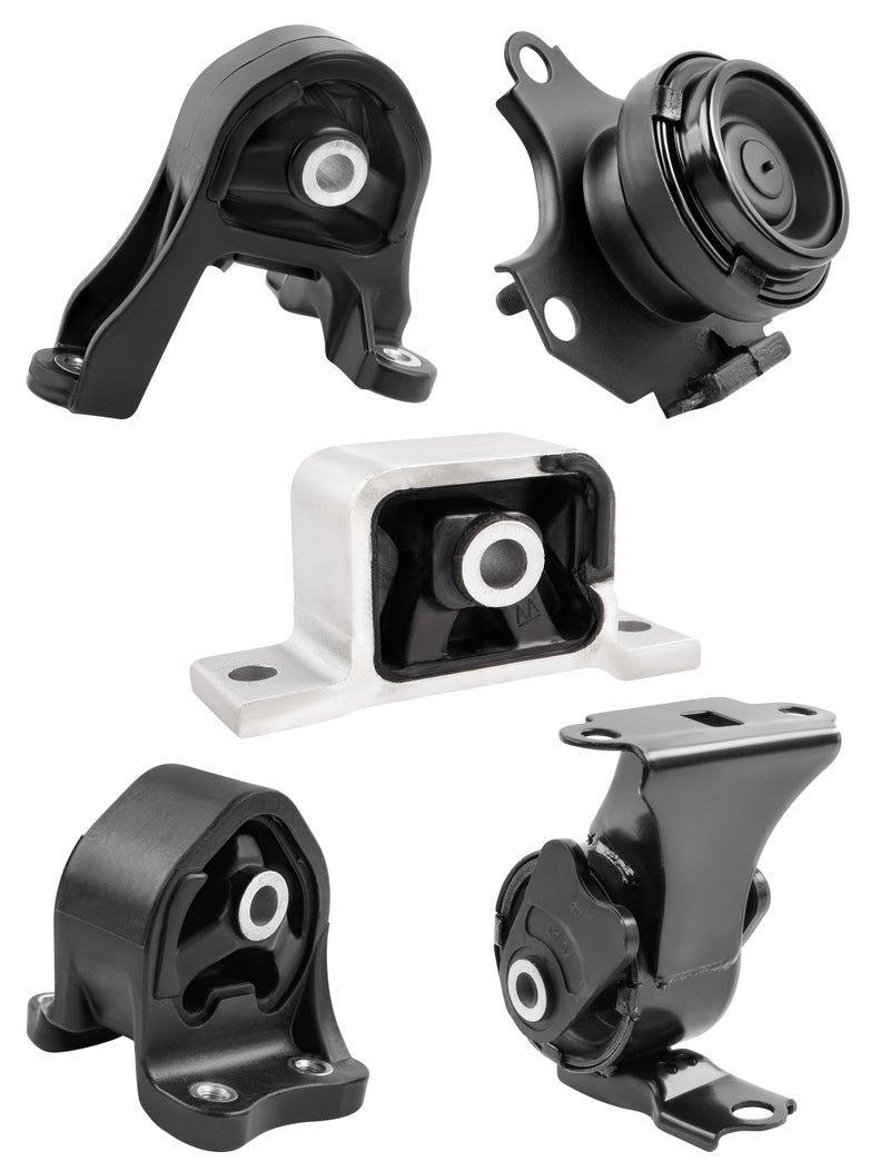 Ntoauto 5PCS Engine Motor Transmission Mount Set Fits 20022006 Honda CRV 24L 4WD Automatic Transmission Replacement OE A4504 A4506 A65010 A6596 A6597 - Image 3