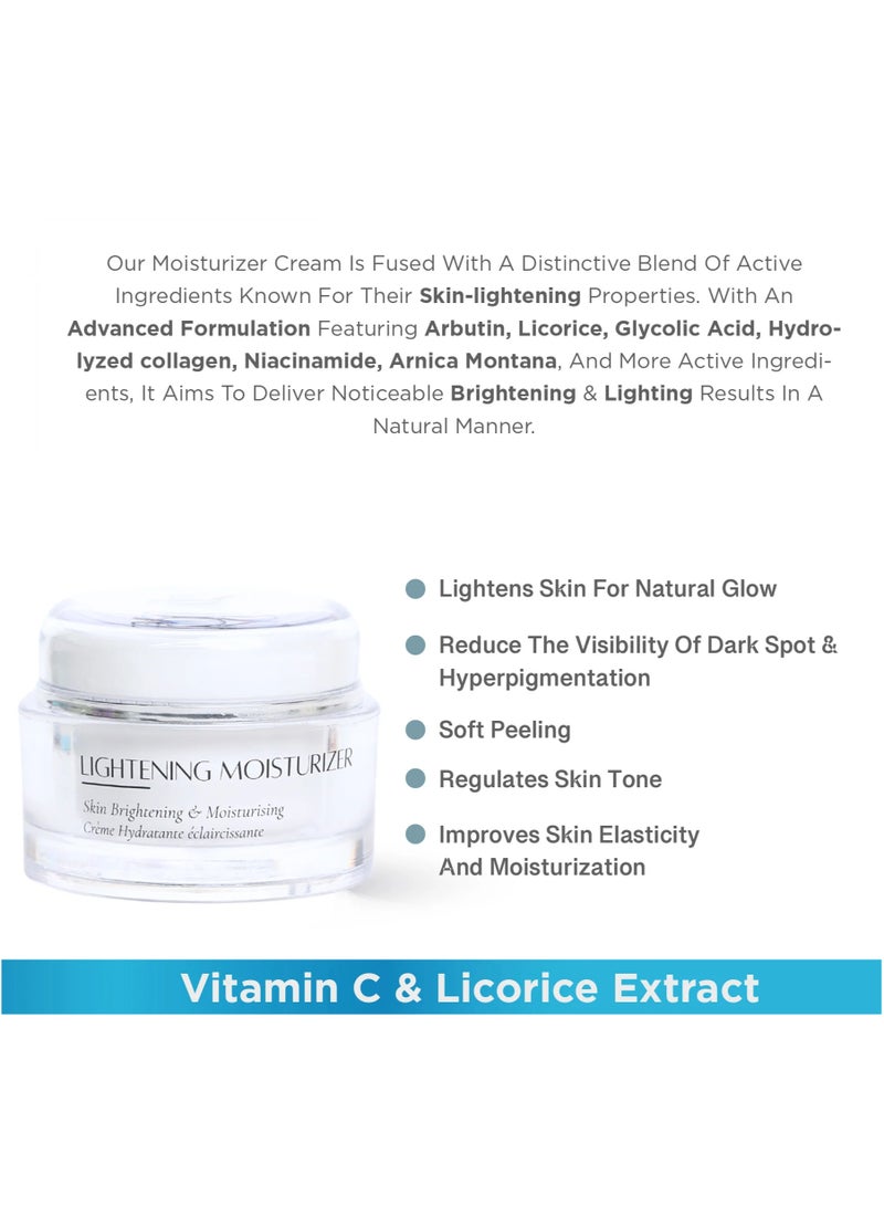 Solimar Paris Lightening Moisturizer Cream – Skin Brightening & Hydration, 50ml - Image 2