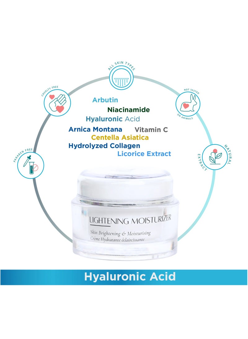 Solimar Paris Lightening Moisturizer Cream – Skin Brightening & Hydration, 50ml - Image 3