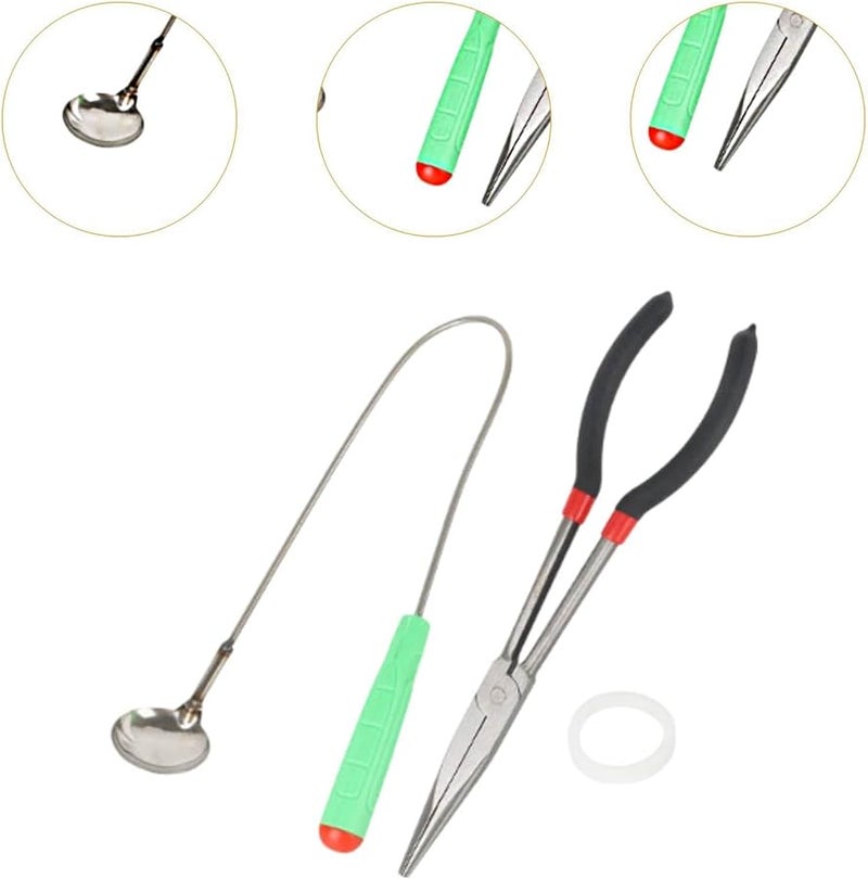 Solar Heater Cleaning Tool Kit with 10 Sealing Rings and Descaling Spoon - Image 5