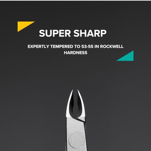 Rui Smiths Professional Cuticle Nippers | Precision Surgical-Grade Stainless Steel Cuticle Trimmer, French Handle, Double Spring, 5mm Jaw (Half Jaw) - Image 2