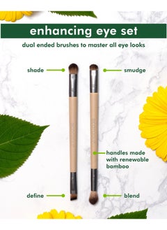 Eco Tools Eye Enhancing DuoMakeup Brush Set  - Image 2