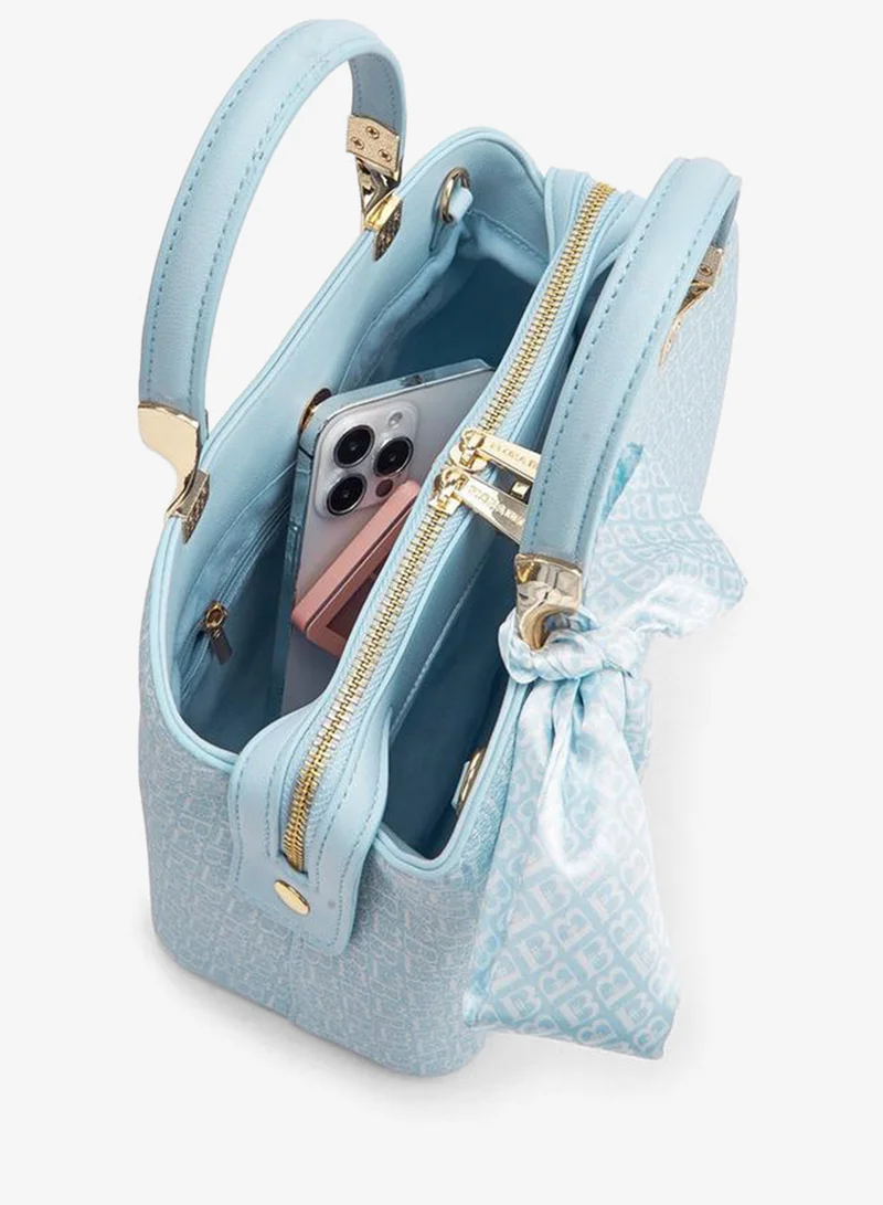 Flora Bella By Shoexpress blue Women Zipper Tote Bags for Women | Best Price UAE