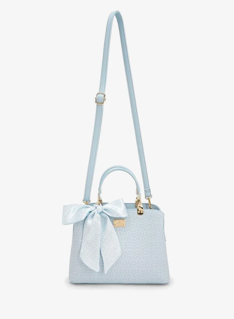 Flora Bella By Shoexpress blue Women Zipper Tote Bags for Women | Best Price UAE
