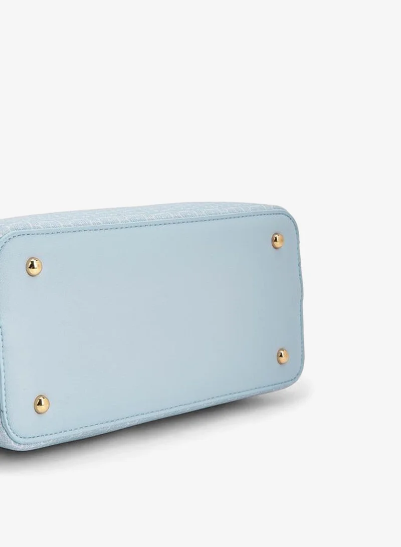 Flora Bella By Shoexpress blue Women Zipper Tote Bags for Women | Best Price UAE