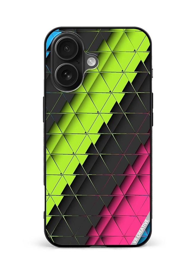 VR CREATIVE Protective Case Cover For Apple iPhone 16 Pattern Design Multicolour