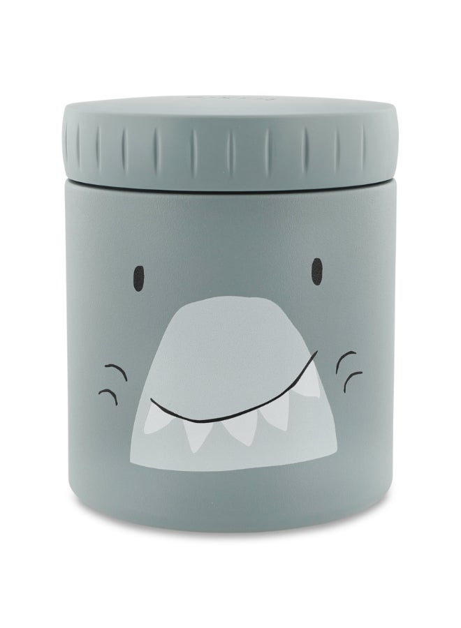 Trixie Double Wall Insulated Food Jar - 350ml - Mr. Shark - Image 1