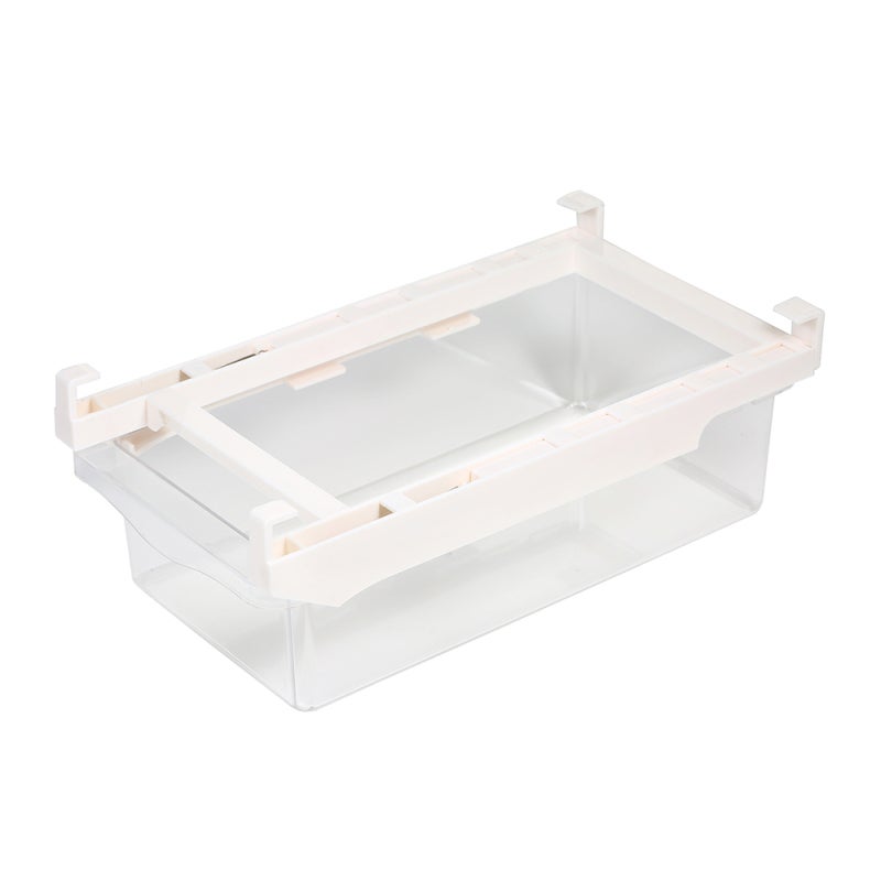 Fridge Drawer Organizer 30*16*8cm Transparent PP Material - Space-Saving Slide Design Refrigerator Drawer for Home Kitchen Food Storage - Image 1