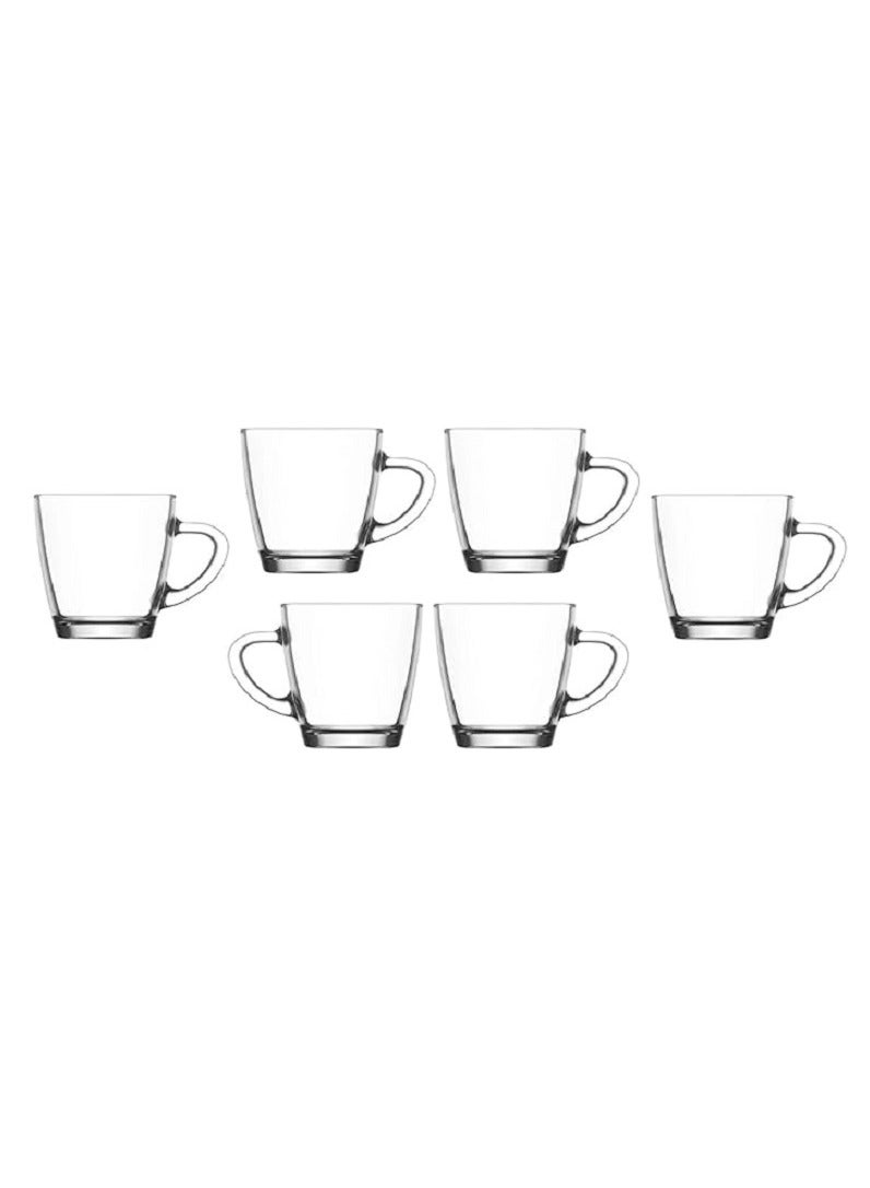 LAV طقم أكواب فيغا 6 قطع سعة 230 مل - شفاف - Image 2