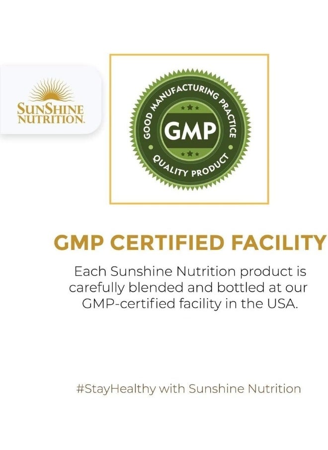 SUNSHINE NUTRITION - صن شاين إن فيتامين سي 1000 مجم بالليمون الفوار، 20 قرصًا - Image 1