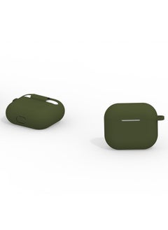 Applicable To Apple Airpods 3 Protective Case Airpods3 Case Earphone Silicone Protective Case-Color:5743C Army Green-Applicable Model:2021 Apple Airpods 3