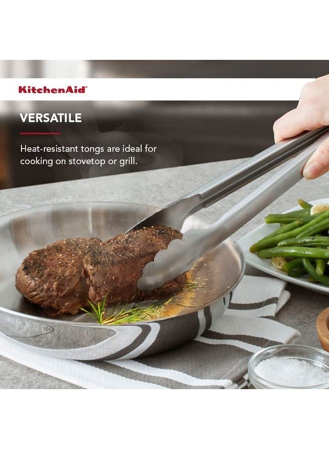 KitchenAid Stainless Steel Utility Tongs, 12 Inch - Image 4