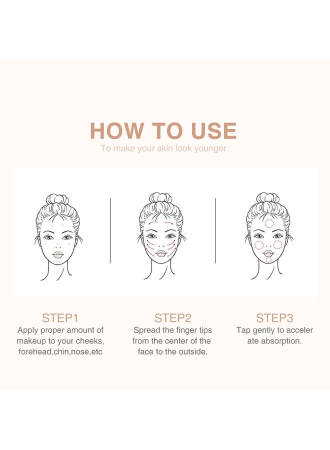 OTWOO O.TWO.O Drop Foundation – Lightweight Oil Control & Full Coverage Makeup (#1, LIGHT COLOR) - Image 5