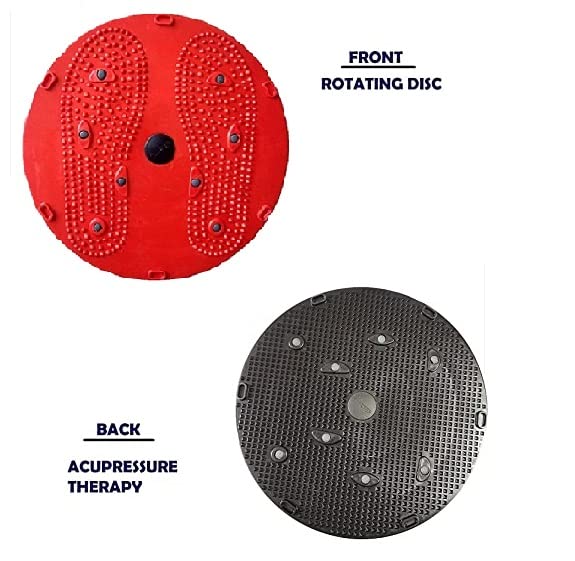 PRO365 Waist Disc Acupressure With Magnets Reflexology Slimming Abdominal 2 in 1 tummy twister Ab Exerciser (Random Color) - Image 4