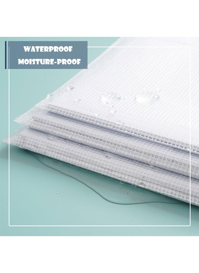 Generic A4Files Folder 5pcs Zip Lock Mesh Document Files Plastic Wallet Folder for School Office Home Homework Travel Storage  - Image 3
