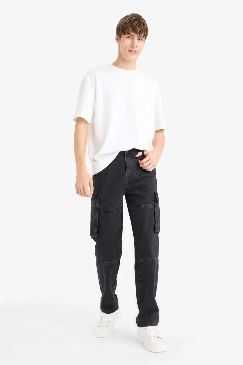 DeFacto Relax Fit Regular Hem Jeans