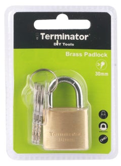 Terminator Terminator Brand Brass Pad Lock 30Mm Replacement Of TPL 7530  - Image 1