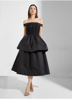 True Decadence Bardot Maxi Dress  - Image 1