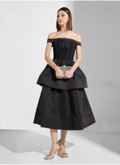 True Decadence Bardot Maxi Dress  - Image 4