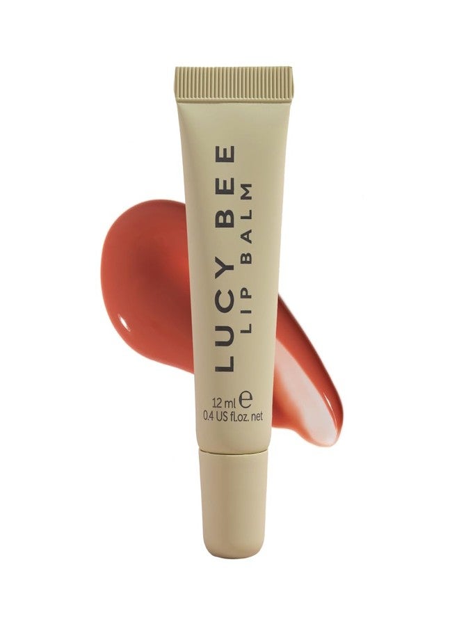 Lucy Bee Lip Balm & Gloss, Nourishing & Hydrating Tinted Lip Balm, Mango & Shea Butter, Avocado Oil & Vitamin E, Vegan & Cruelty-Free, Shade ROSEWOOD HAZE, 0.4 fl oz - Image 1